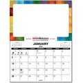 Re-positionable Wall Calendar Write On Write Off Surface and Tear Off Pad